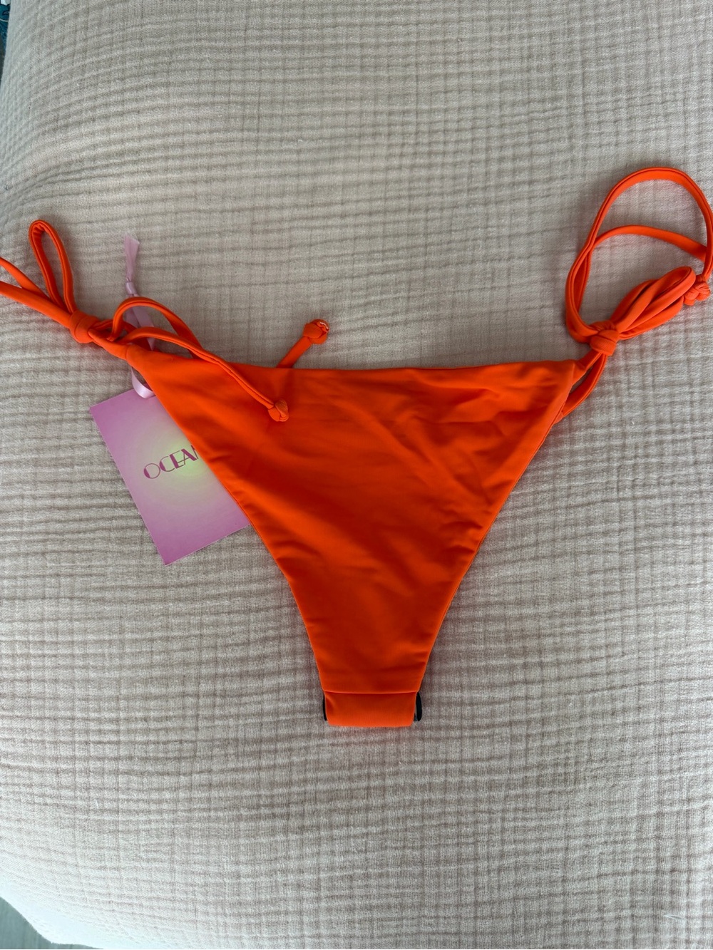 Anthropologie Oceanus Helia Hand-Embroidered Bikini Bottoms NWT - Picture 6 of 6